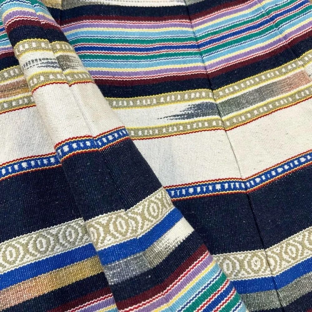 Chloe Oliver multicolored striped canvas skater skirt - Picture 5 of 6